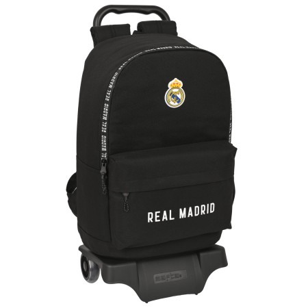 Cartable à roulettes Real Madrid C.F. Corporativa Noir (31 x 47 x 15 cm)