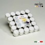 Ensemble de Bougies Magic Lights 50 Pièces Blanc