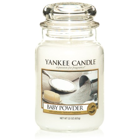 Bougie Parfumée Yankee Candle Talc en poudre (623 g)