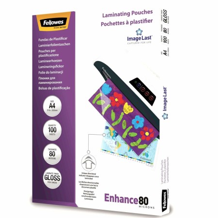 Funda Fellowes Plastificadora 100 Unidades Transparente A3 Mate