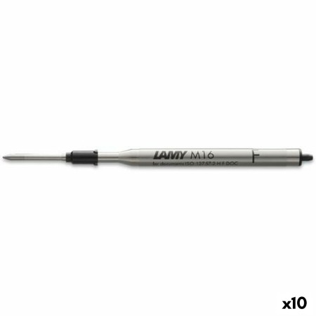 Recambio para bolígrafo Lamy M16 Negro Fina 10 Unidades