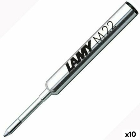 Recambio para bolígrafo Lamy M22 Negro Bola 10 Unidades Gruesa