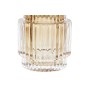 Bougeoir DKD Home Decor Verre Ambre (7 x 7 x 8 cm)