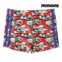 Boxer de Bain pour Enfants Minions Rouge