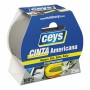 Cinta americana Ceys Plateado (25 m x 50 mm)