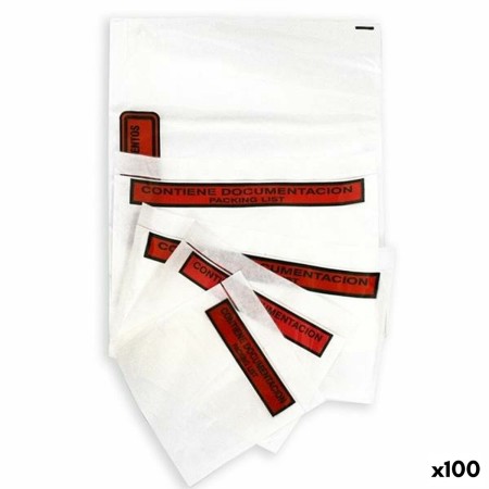 Sobres Apli Portadocumentos Blanco 100 Unidades (24 x 14 cm)