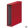 Funda para Archivador DOHE Archicolor Din A4 Rojo 12 Unidades