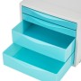 Archivador Modular Esselte 626284 4 cajones Azul Poliestireno (24,5 x 36,5 x 28,5 cm)