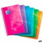 Cuaderno Oxford Multicolor 50 Hojas 11 x 17 cm 10 Unidades