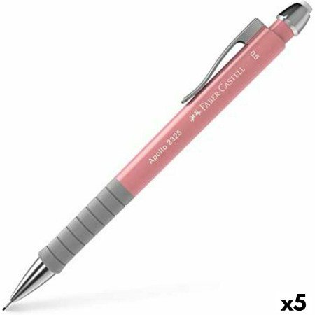 Portaminas Faber-Castell Apollo 2325 Rosa 0,5 mm (5 Unidades)