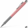 Portaminas Faber-Castell Apollo 2325 Rosa 0,5 mm (5 Unidades)