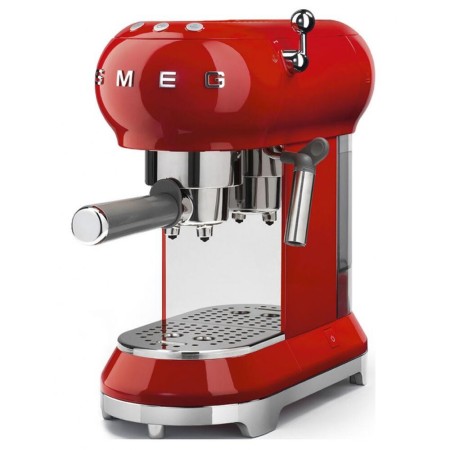 Cafetière express Smeg ECF01RDEU Rouge