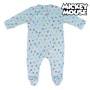 Barboteuse à Manches Longues pour Bébé Mickey Mouse Bleu ciel Bleu clair