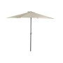 Parasol DKD Home Decor Noir Beige Acier (300 x 300 x 250 cm)