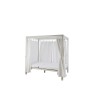 Cama para Jardín DKD Home Decor Blanco Aluminio (148 x 188 x 205 cm)