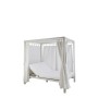 Cama para Jardín DKD Home Decor Blanco Aluminio (148 x 188 x 205 cm)