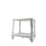 Lit de jardin DKD Home Decor Blanc Aluminium (148 x 188 x 205 cm)