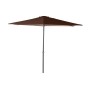 Parasol DKD Home Decor Marron Acier (270 x 270 x 250 cm)