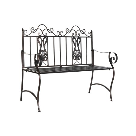 Banc DKD Home Decor Noir Métal (118 x 53 x 98 cm)