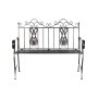 Banc DKD Home Decor Noir Métal (118 x 53 x 98 cm)