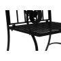 Chaise de jardin DKD Home Decor Noir Métal (63,5 x 52 x 98 cm)