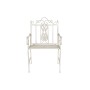 Chaise de jardin DKD Home Decor Métal Blanc (63,5 x 52 x 98 cm)