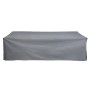 Funda para Sofá DKD Home Decor Negro Aluminio Gris oscuro (205 x 80 x 60 cm)