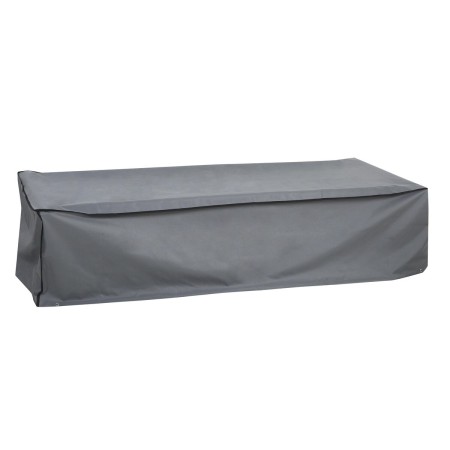 Funda Protectora DKD Home Decor Tumbona Negro Aluminio Gris oscuro (75 x 200 x 45 cm)