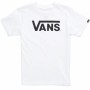 Camiseta de Manga Corta Infantil Vans Drop V White Blanco