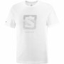 Camiseta de Manga Corta Hombre Salomon Outlife Logo Blanco