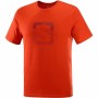 Camiseta Deportiva de Manga Corta Salomon Outlife Logo Rojo