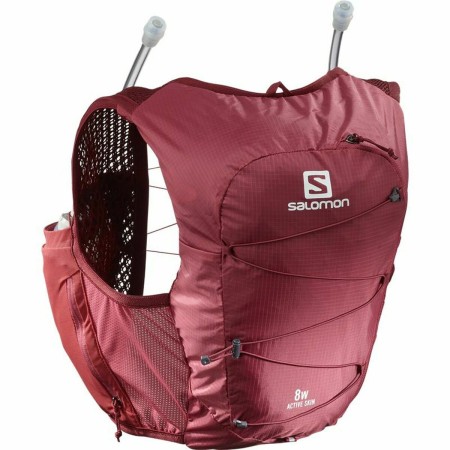 Chaleco Active Skin 8 Salomon Earth Rojo Oscuro