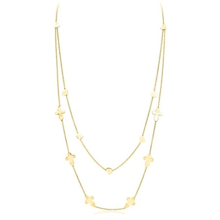 Collier Femme Amen CUORI CROCI DOPPIA