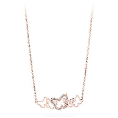 Collier Femme Brosway Flow Rose Or