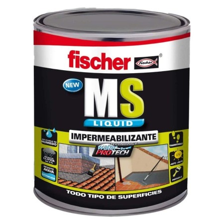 Sellador/Adhesivo Fischer Ms Marrón 1 kg Color teja