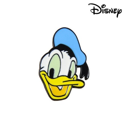 Broche Disney Donald Métal Blanc
