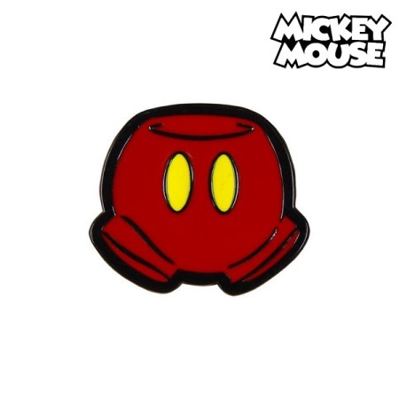 Broche Mickey Mouse Métal Rouge