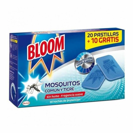 Répulsif de Moustiques Commun et Tigre Henkel Bloom Rechange 30 pcs