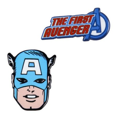 Broche Captain America The Avengers 2600000540 Bleu (9.5 x 14.5 x cm) (9,5 x 14,5 x cm)