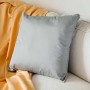 Housse de coussin Naturals Tencel Gris (50 x 50 cm)