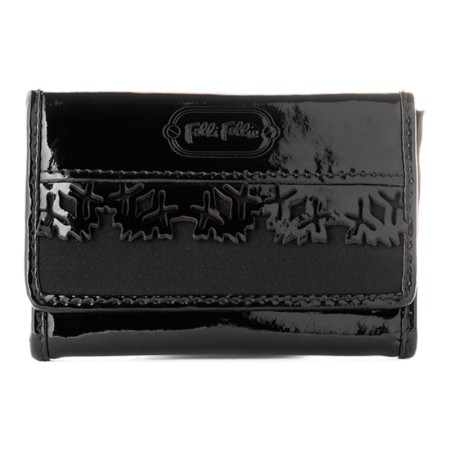 Monedero Folli Follie CA8L004CK Negro Cuero (10 x 0,7 cm)