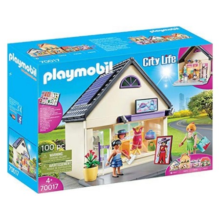 Playset City Life My Fashion Store Playmobil 70017 (100 pcs)