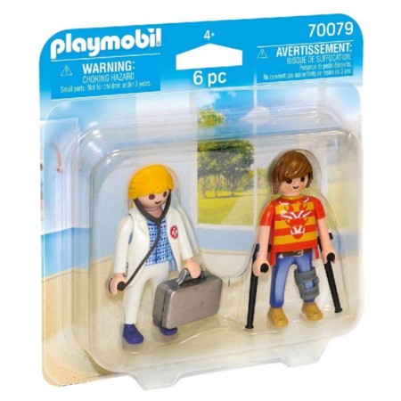 Muñecos City Life Doctor And Patient Playmobil 70079 (6 pcs)