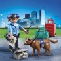 Poupées City Action Police With Dog Playmobil 70085