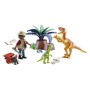 Playset Dino Explorer Carry Case Playmobil 70108 (18 pcs)