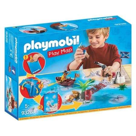 Playset Pirates Play Map Playmobil 9328