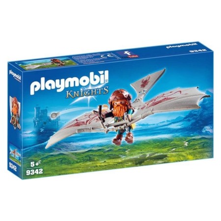 Playset Knights - Dwarf With Flying Machine Playmobil 9342