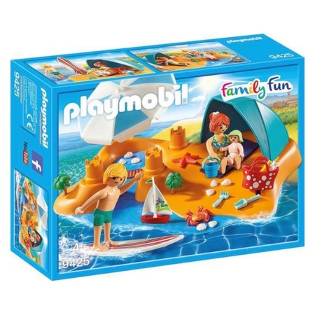 Playset Family Fun - Family On The Beach Playmobil 9425