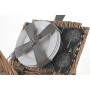 Cesta DKD Home Decor Pícnic Natural Gris Madera Mimbre (40 x 28 x 19 cm)