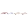 Ensemble de Chiffons DKD Home Decor Rose Blanc (40 x 60 x 0,5 cm) (2 Unités)